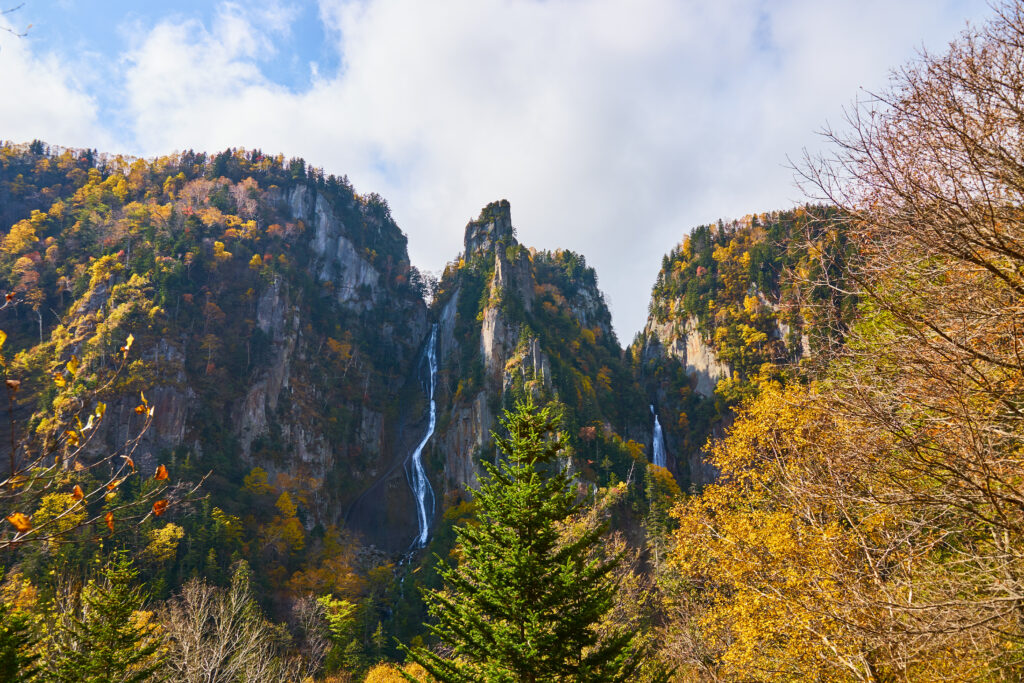 Sounkyo, hokkaido, japan