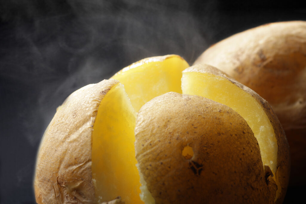 Potatoes and butter, called Jagabata