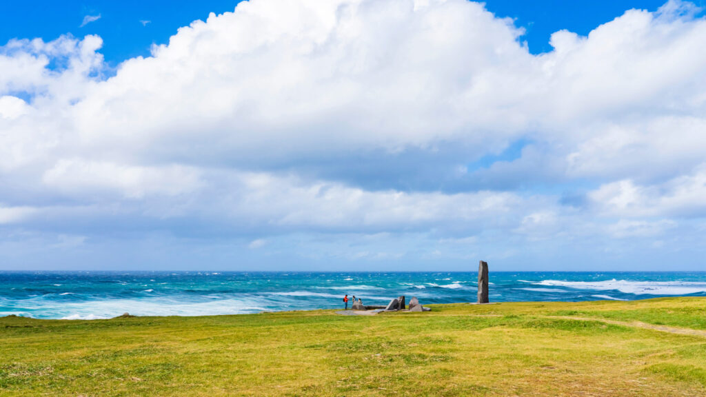 Irimizaki at the northernmost tip of the Oga Peninsula