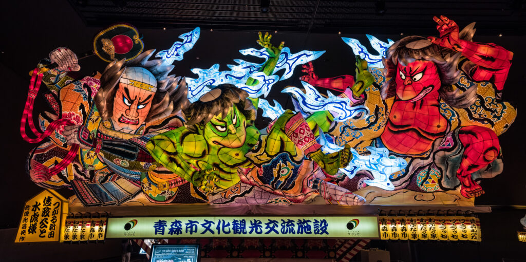 Nebuta Festival Float in the Nebuta Museum Wa rasse, Aomori, Japan