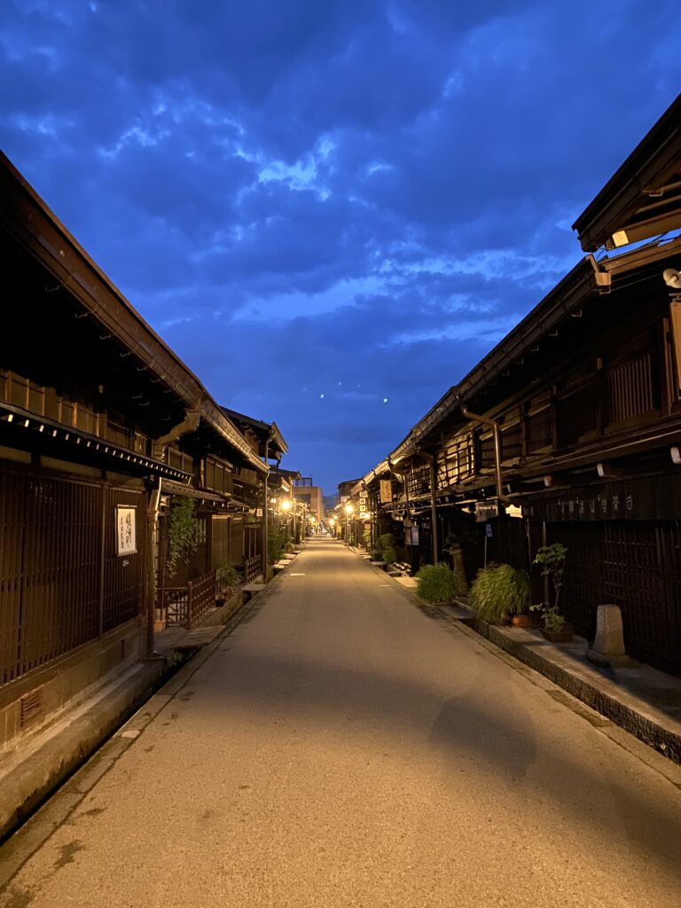 Old streets of Takayama City, Gifu Prefecture