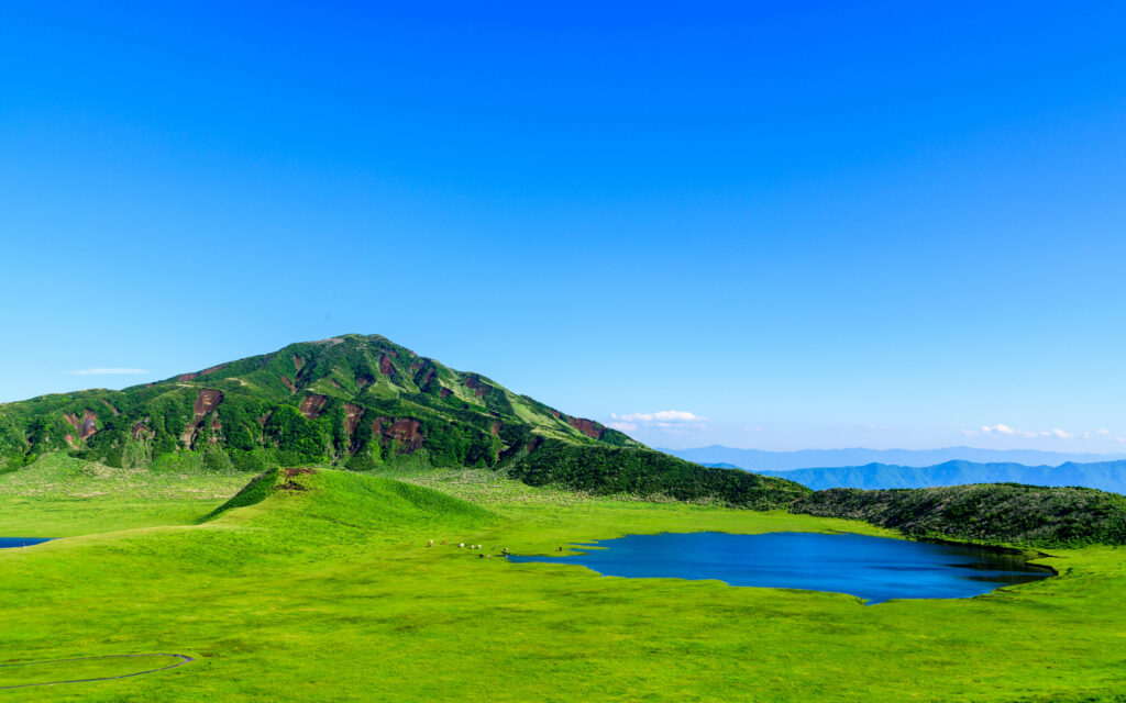 Kusasenri, aso, kumamoto, japan