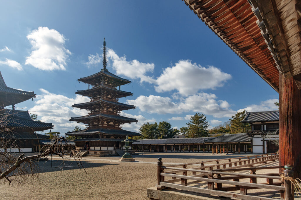 Horyu-ji Temple, Nara World Heritage Site Scenery of the precincts