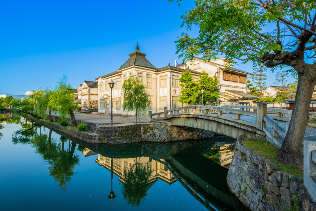 Kurashiki Bikan historical quarter, okayama, japan