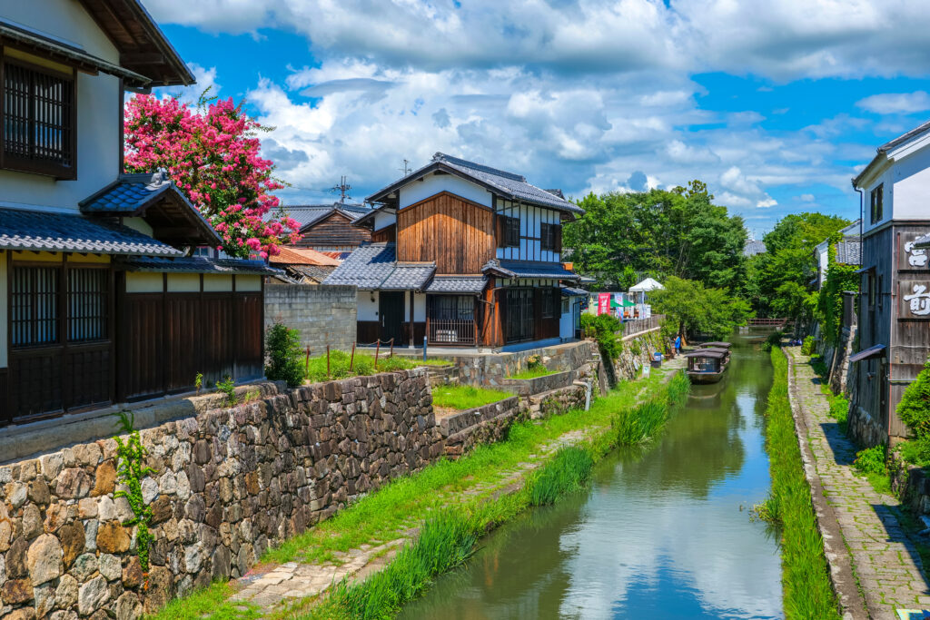 Omihachiman, shiga, japan