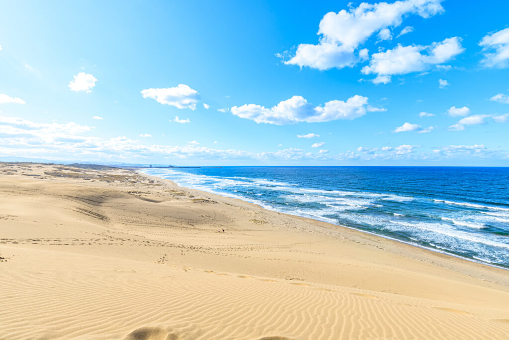 Tottori Sand Dunes in Autumn. Tottori-ken Tottori city