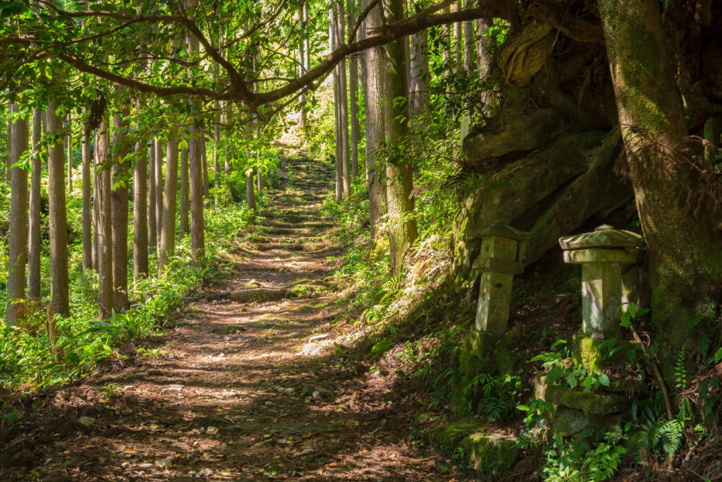 Kumano Kodo Street, wakayama, japan